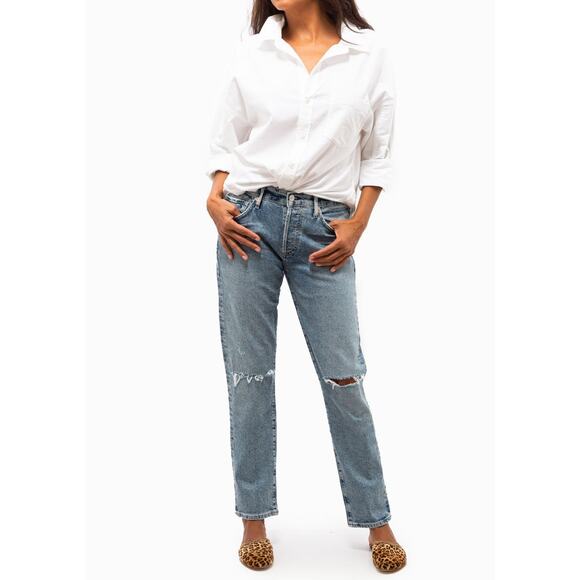 New Citizens of Humanity Emerson Slim Boyfriend Jeans $228 SIZE 27 Freeport - Picture 6 of 6